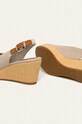 Obuwie Tommy Hilfiger sandały ICONIC ELBA SLING BACK WEDGE FW0FW04788 beżowy