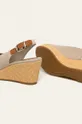 Tommy Hilfiger sandały ICONIC ELBA SLING BACK WEDGE Cholewka: Materiał tekstylny, Skóra naturalna, Wnętrze: Skóra naturalna, Materiał tekstylny, Podeszwa: Materiał syntetyczny
