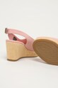 Παπούτσια Tommy Hilfiger - Σανδάλια ICONIC ELBA SLING BACK WEDGE FW0FW04788 ροζ