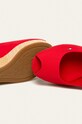 Tommy Hilfiger - Σανδάλια ICONIC ELBA SLING BACK WEDGE κόκκινο FW0FW04788