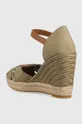 Sandále Tommy Hilfiger BASIC OPENED TOE HIGH WEDGE Zvršok: Textil, Prírodná koža Vnútro: Textil, Prírodná koža Podrážka: Syntetická látka