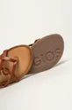hnedá Gioseppo - Kožené sandále