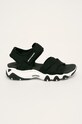 Skechers - Sandále textilný čierna 32996