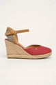 czerwony Wrangler - Espadryle Damski