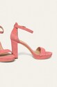 Guess Jeans - Sandały skórzane FL5ORE.SUE03 różowy SS20