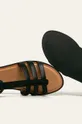 čierna Aldo - Kožené sandále Mutisia