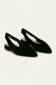 Aldo - Bőr balerina cipő Myryan fekete