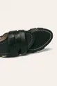 čierna Aldo - Kožené sandále