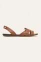 Aldo - Kožené sandály Deladriewiel přírodní kůže hnědá 12660554