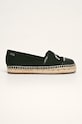 Karl Lagerfeld - Espadrilky textilný čierna KL80108