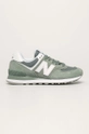 New Balance - Pantofi WL574OAD textil verde WL574OAD