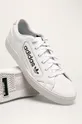 biela adidas Originals - Kožená obuv Sleek W EF4935