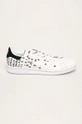 biały adidas Originals - Buty skórzane Stan Smith EG6343 Damski