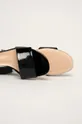 čierna Solo Femme - Kožené sandále