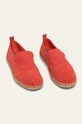 Toms - Bőr espadrilles Deconstructed Alpargata Rope piros