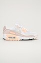 Nike - Buty Air Max 90 tekstylny biały CT1030