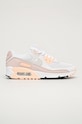 Nike - Buty Air Max 90 tekstylny biały CT1030