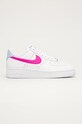 Nike - Boty Air Force 1 07 imitace kůže bílá CT4328