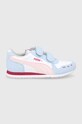 Puma buty dziecięce Cabana Racer 360732.G imitacja skóry licowej niebieski 360732.G