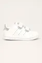 biela adidas Originals - Detské topánky Stan Smith CF EE8485 Dievčenský