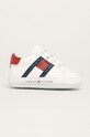 Tommy Hilfiger - Detské topánky biela T0A4.30595