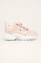Fila - Buty dziecięce Strada low kids imitacja skóry licowej różowy 1010781