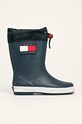 Tommy Hilfiger - Дитячі гумові чоботи темно-синій T3X6.30766.24.30