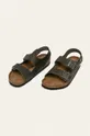 Birkenstock - Kožené sandále Milano zelená