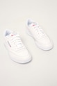Reebok Classic sneakersy skórzane CLUB C 85 AR0455 biały AW23