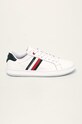 Παπούτσια Tommy Hilfiger συνθετικό λευκό FM0FM02668