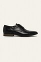 Aldo - Półbuty skórzane Palmers eleganckie czarny 12803259