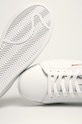 Roberto Cavalli Sport - Kožené boty bílá KYX05Y.FT039