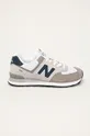 gray New Balance shoes ML574EAG Men’s