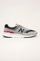 New Balance - Topánky semišová koža sivá CM997HCJ