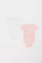 ružová OVS - Body pre bábätká X Disney 50-68 cm (2-pak) Dievčenský