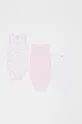 розовый OVS - Боди для младенцев 56-98 см. (3 пары) Для девочек