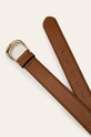 Lauren Ralph Lauren - Curea de piele 412754813002 maro AW21