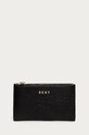 Kožená peněženka Dkny přírodní kůže černá R92Z3C08