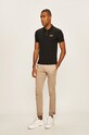 EA7 Emporio Armani poló 8NPF04.PJM5Z fekete AA00