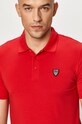 EA7 Emporio Armani - Polo 8NPF93.PJ03Z czerwony 8NPF93.PJ03Z