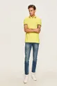 Tommy Hilfiger - Pánske polo tričko žltá