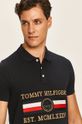 tmavomodrá Tommy Hilfiger - Pánske polo tričko
