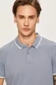 oceľová modrá Tom Tailor Denim - Pánske polo tričko
