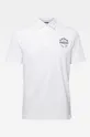 biela G-Star Raw - Pánske polo tričko