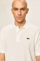 biela Lacoste - Pánske polo tričko