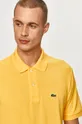 yellow Lacoste polo shirt