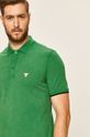 zelená Guess Jeans - Polo tričko