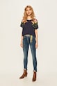 Desigual - Jeansi Rainbow 20SWDD06 bleumarin AW20