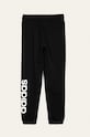 adidas - Spodnie dziecięce 128-176 cm DV1806 dzianina czarny DV1806
