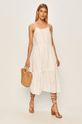 Vero Moda - Sukienka biały